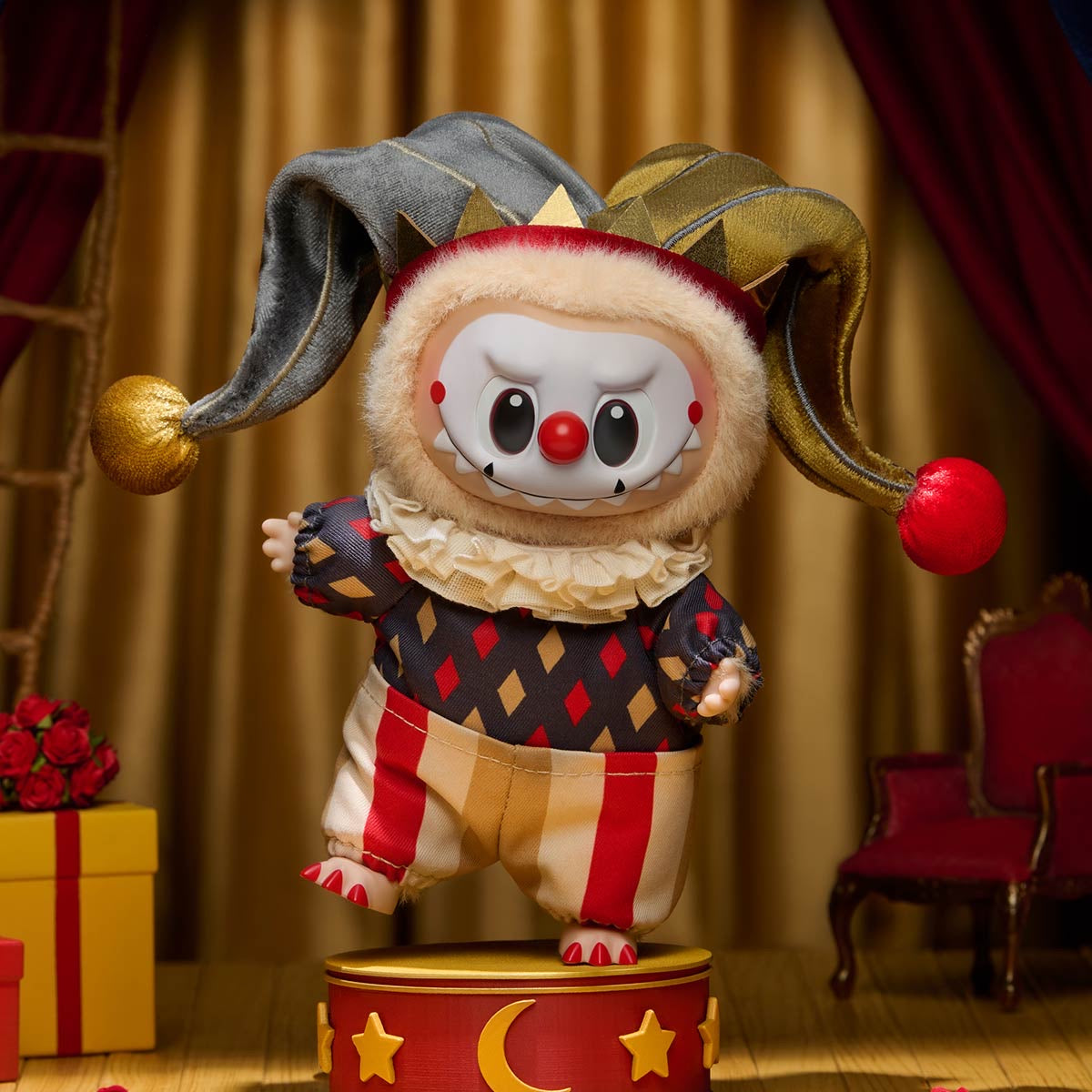 WHY SO SERIOUS Series Labubu Moonlit Mask Secret Edition Vinyl Plush Pendant