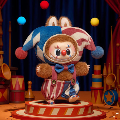 WHY SO SERIOUS Series Labubu Juggling Clown Vinyl Plush Pendant